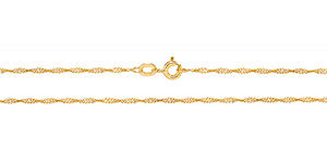 9ct Yellow Gold Rope Chain