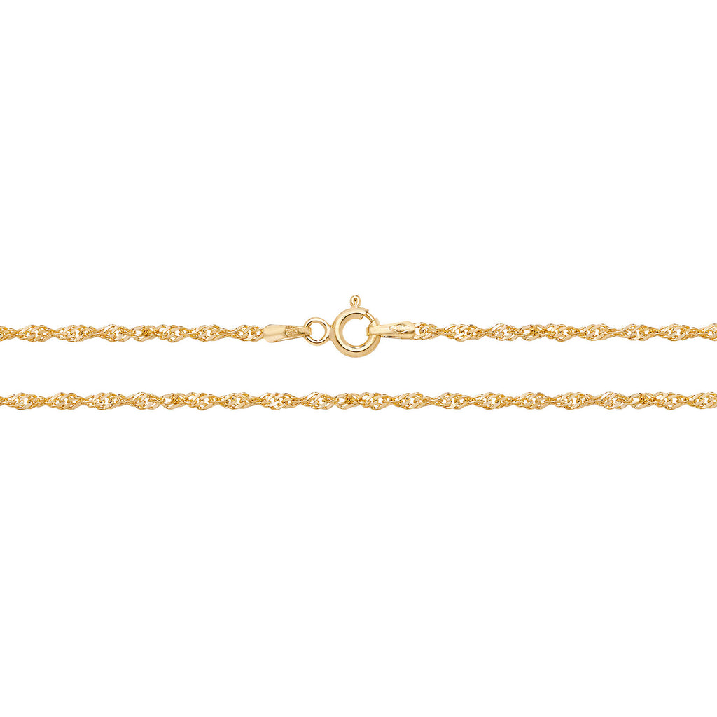 9ct Yellow Gold Singapore Chain