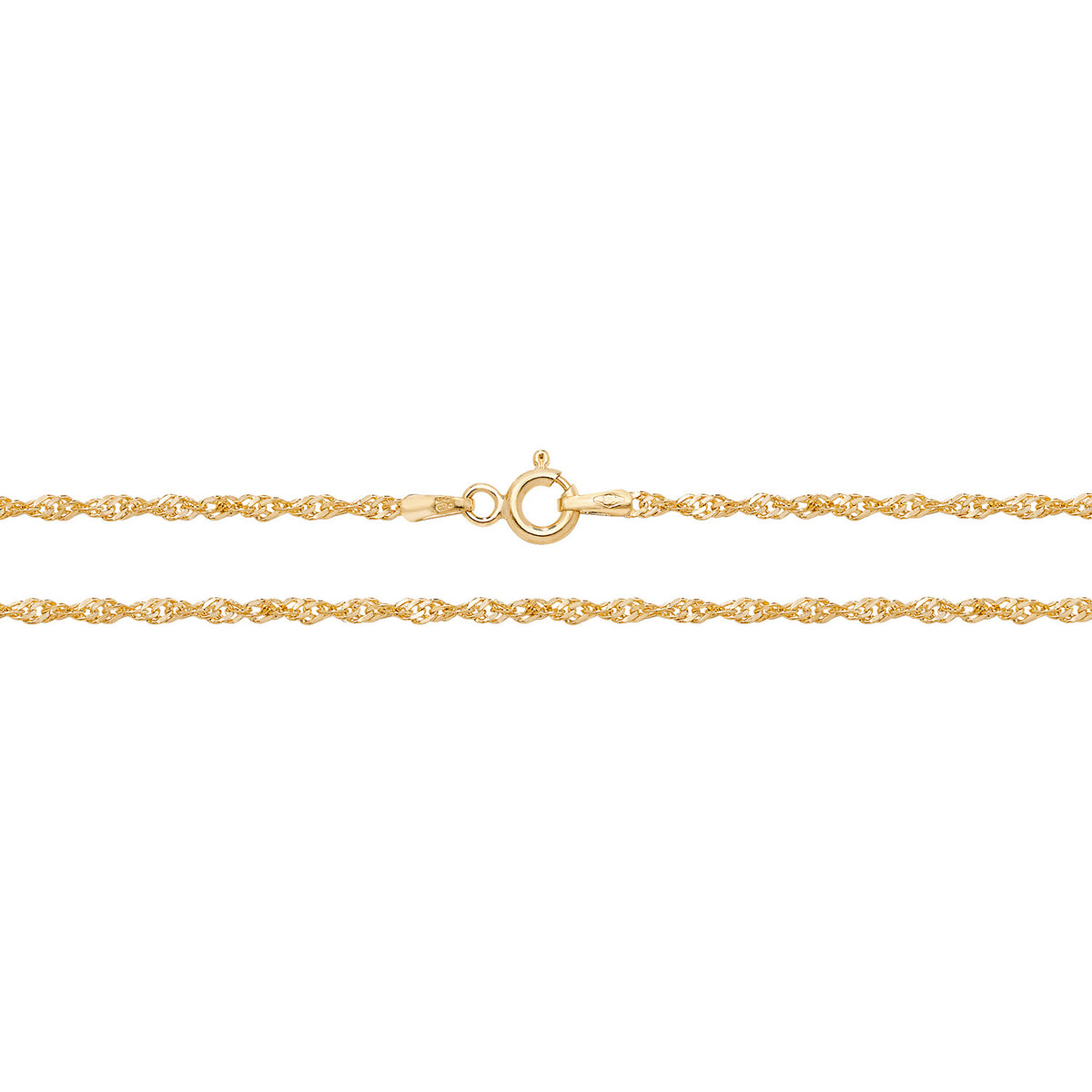 9ct Yellow Gold Singapore Chain