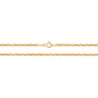9ct Yellow Gold Rope Chain