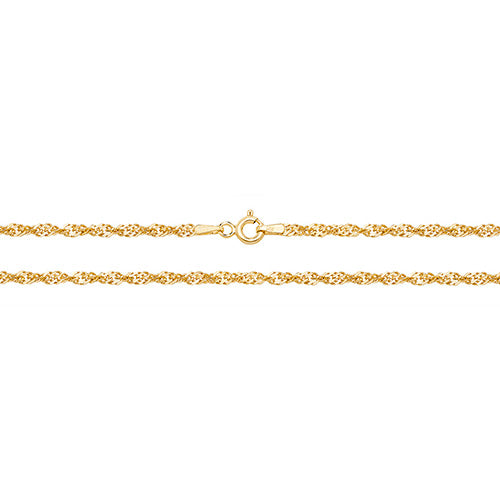 9ct Yellow Gold Rope Chain
