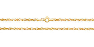 9ct Yellow Gold Rope Chain