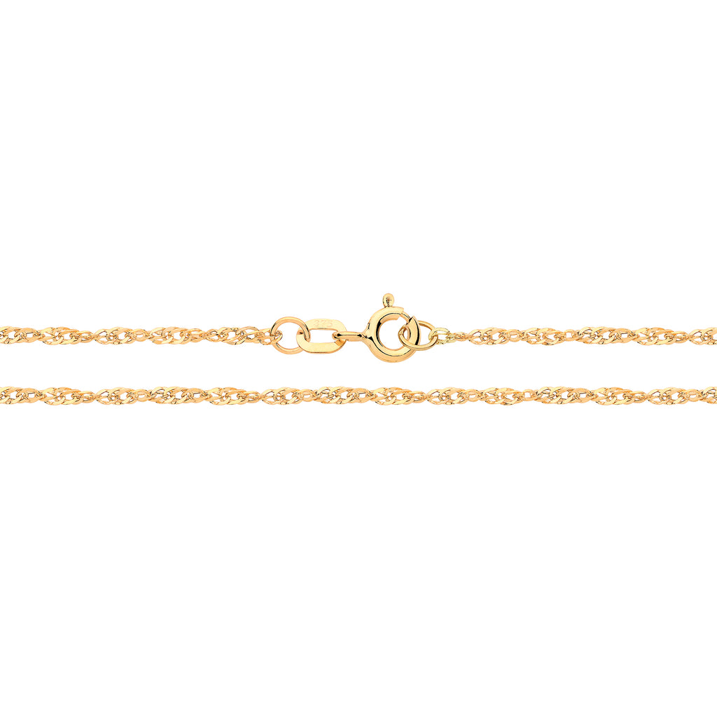 9ct Yellow Gold Singapore Chain