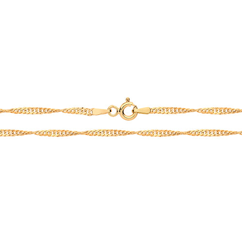 9ct Yellow Gold Singapore Chain