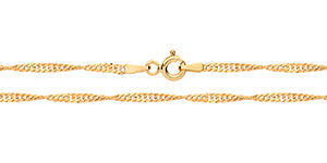 9ct Yellow Gold Singapore Chain