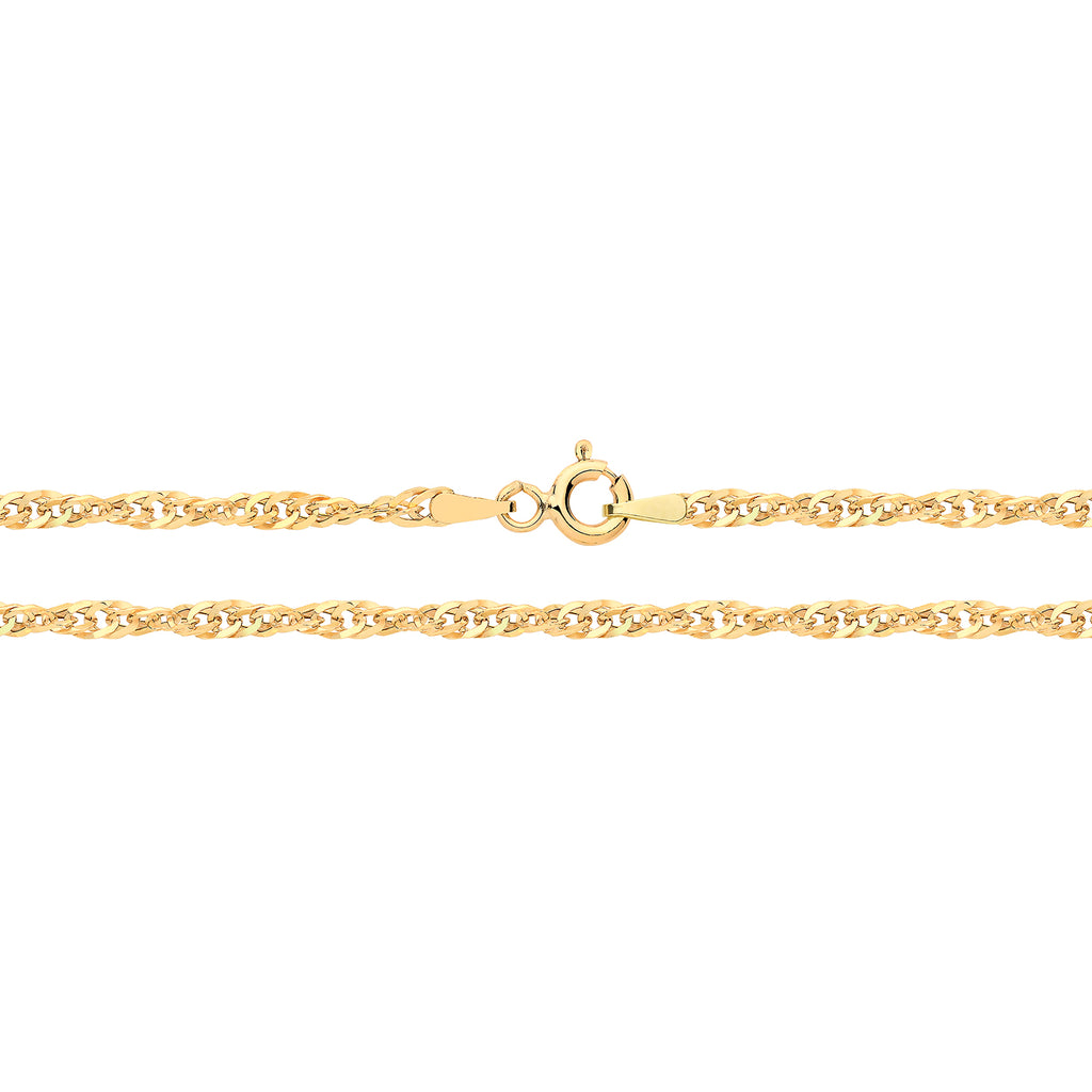 9ct Yellow Gold Singapore Chain