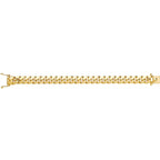 9ct Yellow Gold 8" Cuban Bracelet
