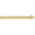 9ct Yellow Gold 8" Cuban Bracelet