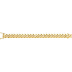 9ct Yellow Gold 8" Cuban Bracelet