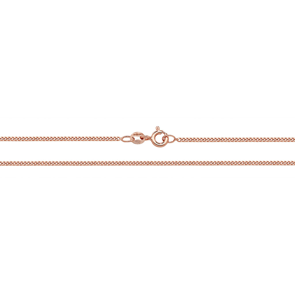 9ct Rose Gold Curb Chain