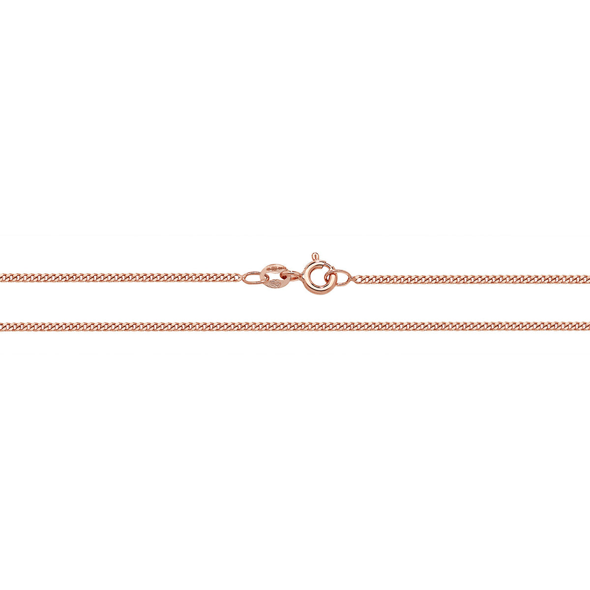 9ct Rose Gold Curb Chain