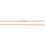 9ct Rose Gold Spiga Chain