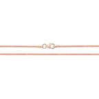 9ct Rose Gold Spiga Chain