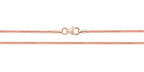 9ct Rose Gold Spiga Chain