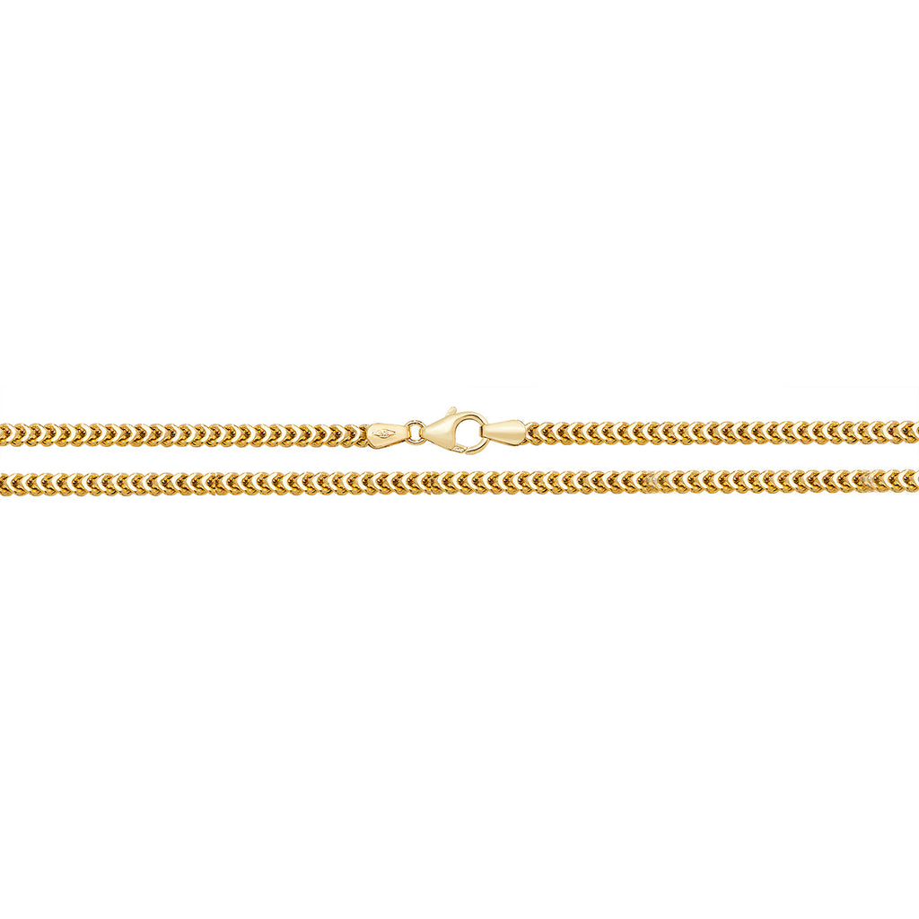 9ct Yellow Gold Franco Chain
