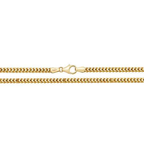 9ct Yellow Gold Franco Chain