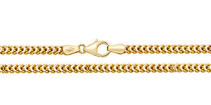 9ct Yellow Gold Franco Chain