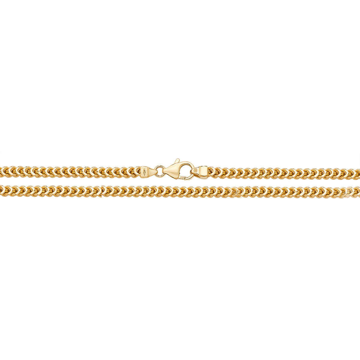 9ct Yellow Gold Franco Chain