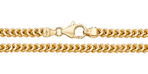 9ct Yellow Gold Franco Chain
