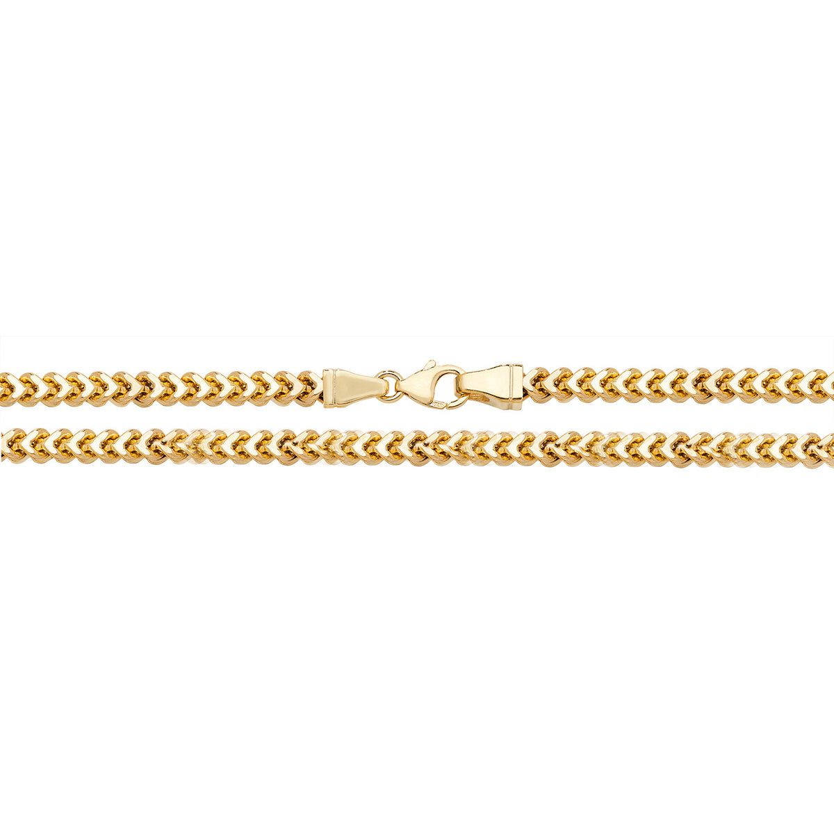 9ct Yellow Gold Franco Chain