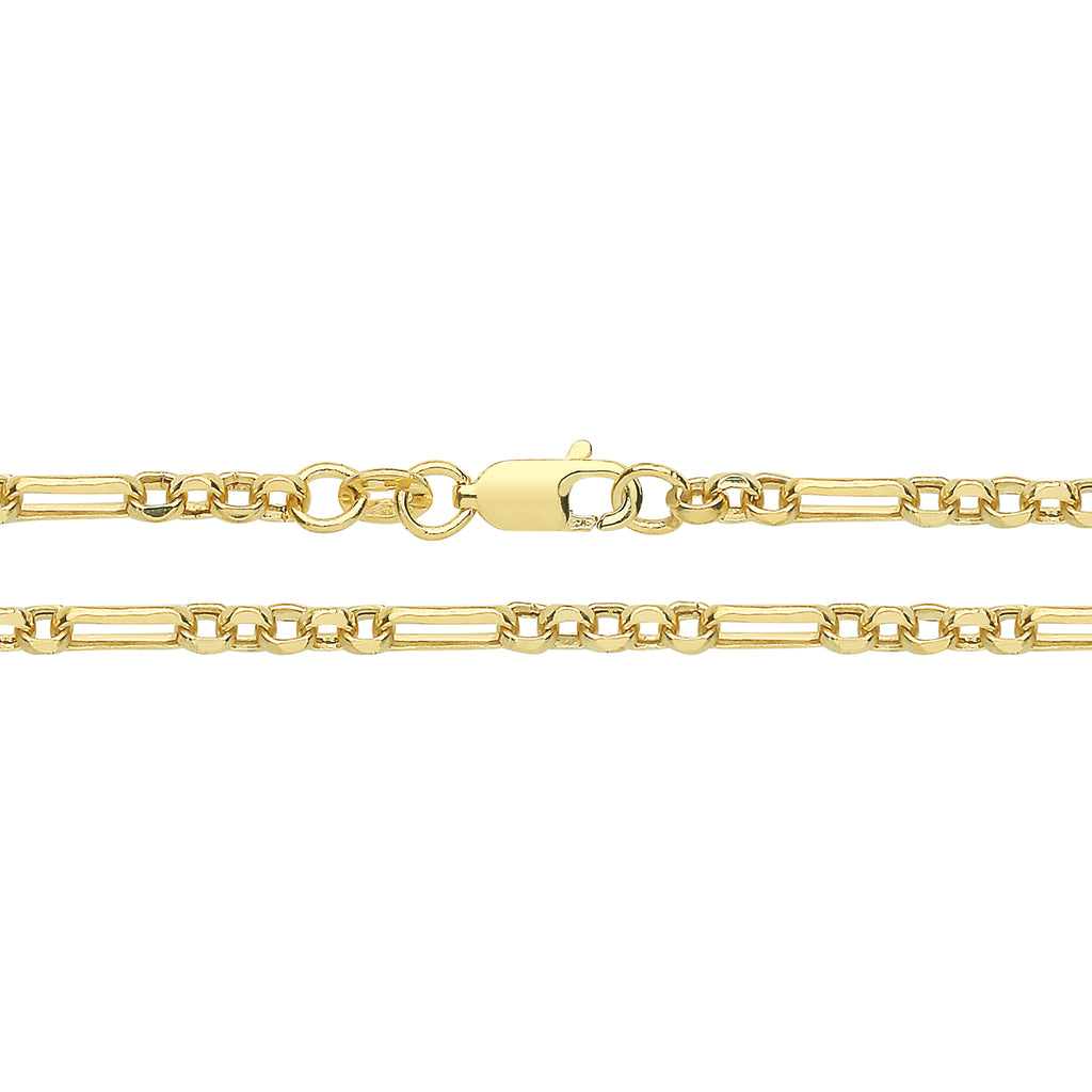 9ct Yellow Gold Figaro Chain