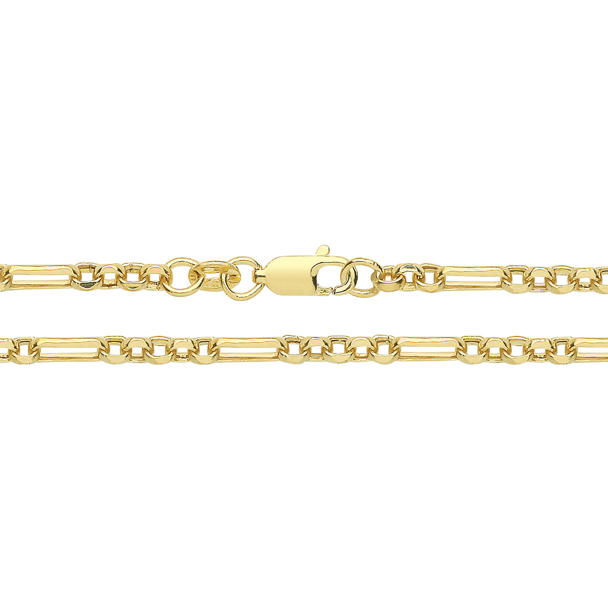 9ct Yellow Gold Figaro Chain