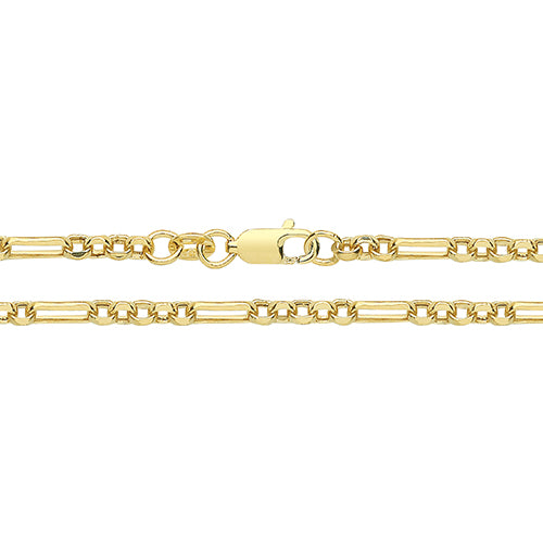 9ct Yellow Gold Figaro Chain