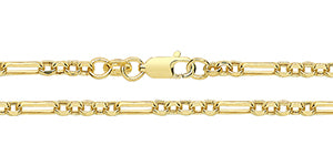 9ct Yellow Gold Figaro Chain