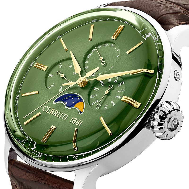 Cerruti 1881 Dervio Mens Watch with Green Dial CIWGF2224602
