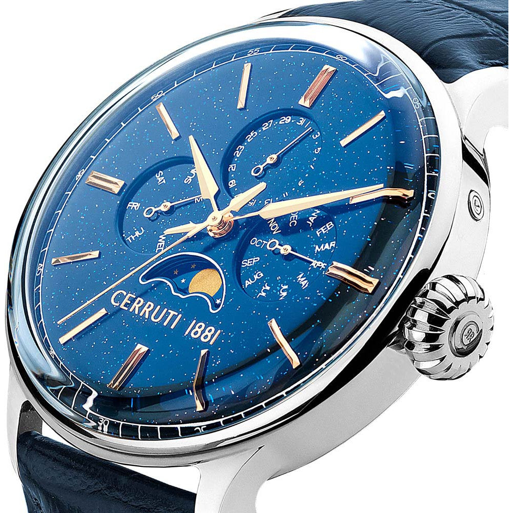 Cerruti 1881 Dervio Mens Watch with Blue Dial CIWGF2224605