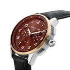 Cerruti 1881 Mucciano Mens Watch with Black Leather Strap CIWGF2224902