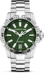 Cerruti 1881 Mens Watch with Green Dial and Silver Bracelet CIWGH0007506