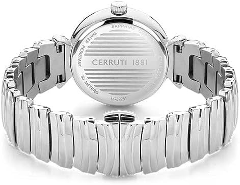 Cerruti Ladies Watch with Pink MOP Dial and Silver Bracelet CIWLG2225101