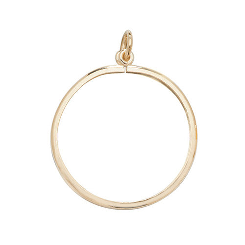9ct Yellow Gold Coin Mount