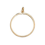 9ct Yellow Gold Coin Mount