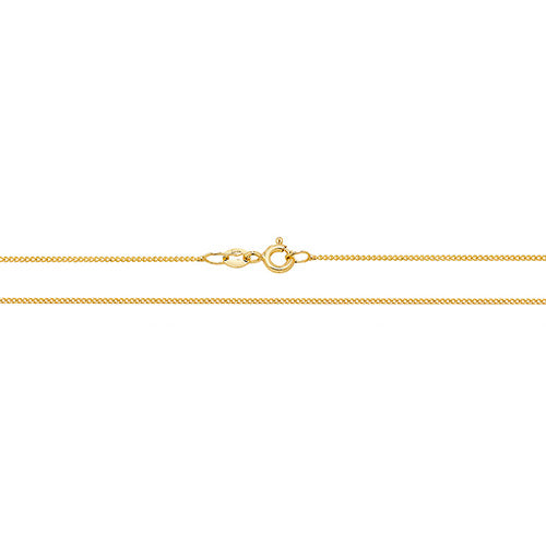 18ct Yellow Gold Curb Chain