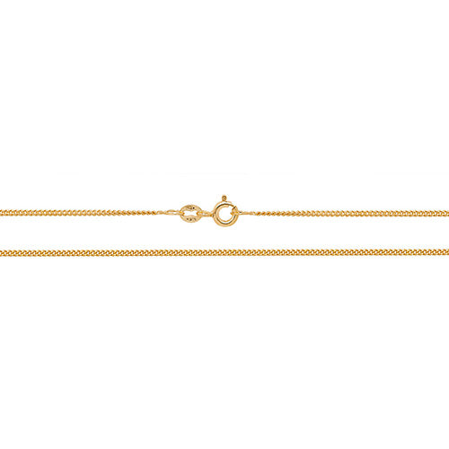 18ct Yellow Gold Curb Chain