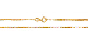 18ct Yellow Gold Curb Chain