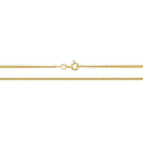 18ct Yellow Gold Curb Chain