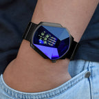 Storm Darth Mens Watch with Blue Dial and Grey Strap 47001/SL/B
