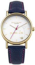 Daisy Dixon Ladies Analogue Classic Quartz Watch with Blue Leather Strap DD079UG