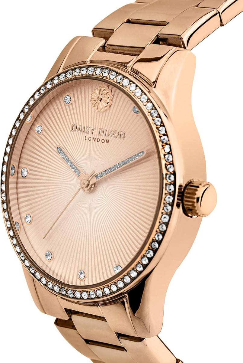 Ladies Daisy Dixon Watch with Rose Gold Dial and Rose Gold Strap DD089RGM