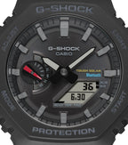 Casio G-Shock Gwylio Analog-Ddigidol Dynion gyda Deial Du a Strap Ddu GA-B2100-1AER