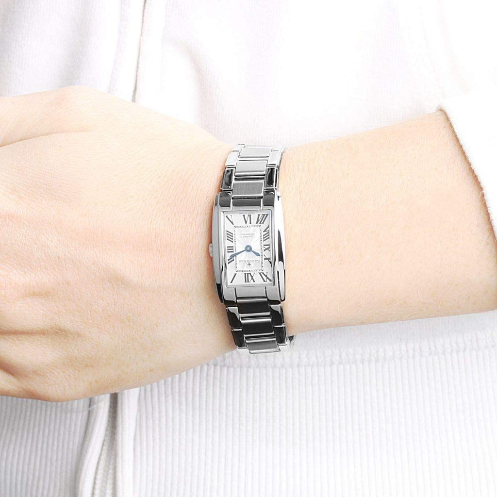 Dreyfuss Ladies Watch with Silver Dial and Silver Strap DLB00051/01