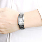 Dreyfuss Ladies Watch with Silver Dial and Silver Strap DLB00051/01