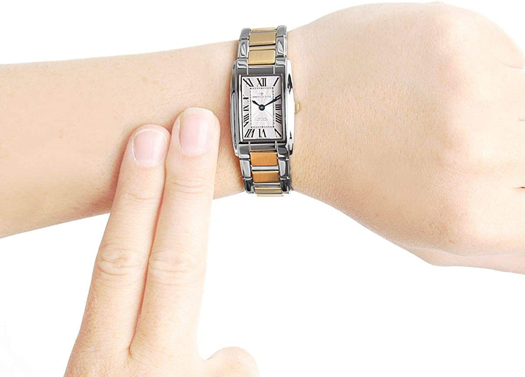 Dreyfuss Ladies Watch with Silver Dial and Two Tone Strap DLB00052/01