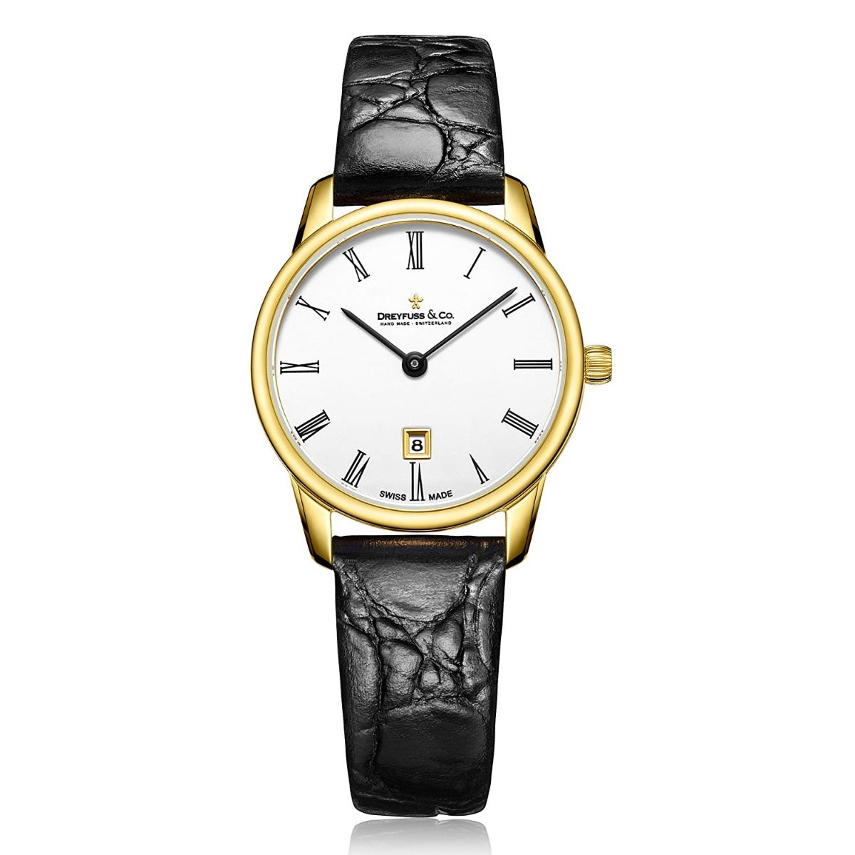 Dreyfuss Womens Analogue Classic Quartz Watch with Leather Strap DLS00136/01