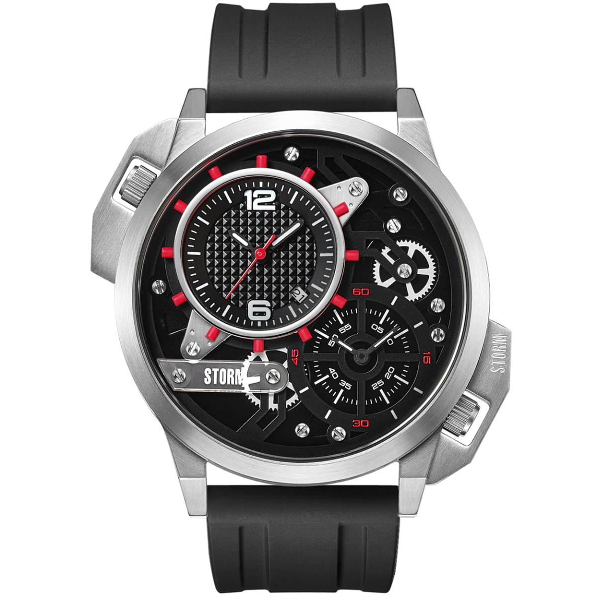 Storm Dualaton Rubber Red Mens Watch with Black Rubber Strap 47540/R