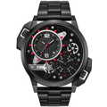 Storm Dualaton Slate Red Mens Watch with Stainless Steel Bracelet 47539/SL/R
