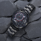 Storm Dualaton Slate Red Mens Watch with Stainless Steel Bracelet 47539/SL/R